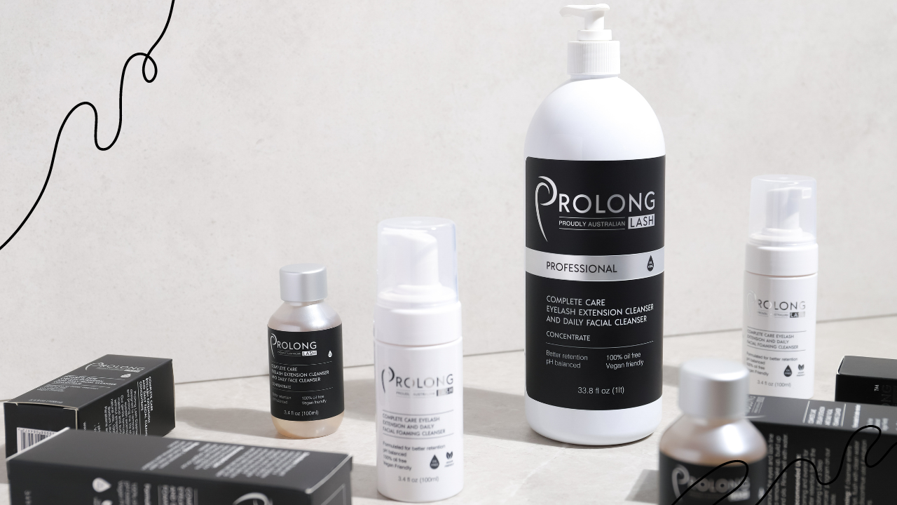 Eyelash Extension Concentrate and shampoo