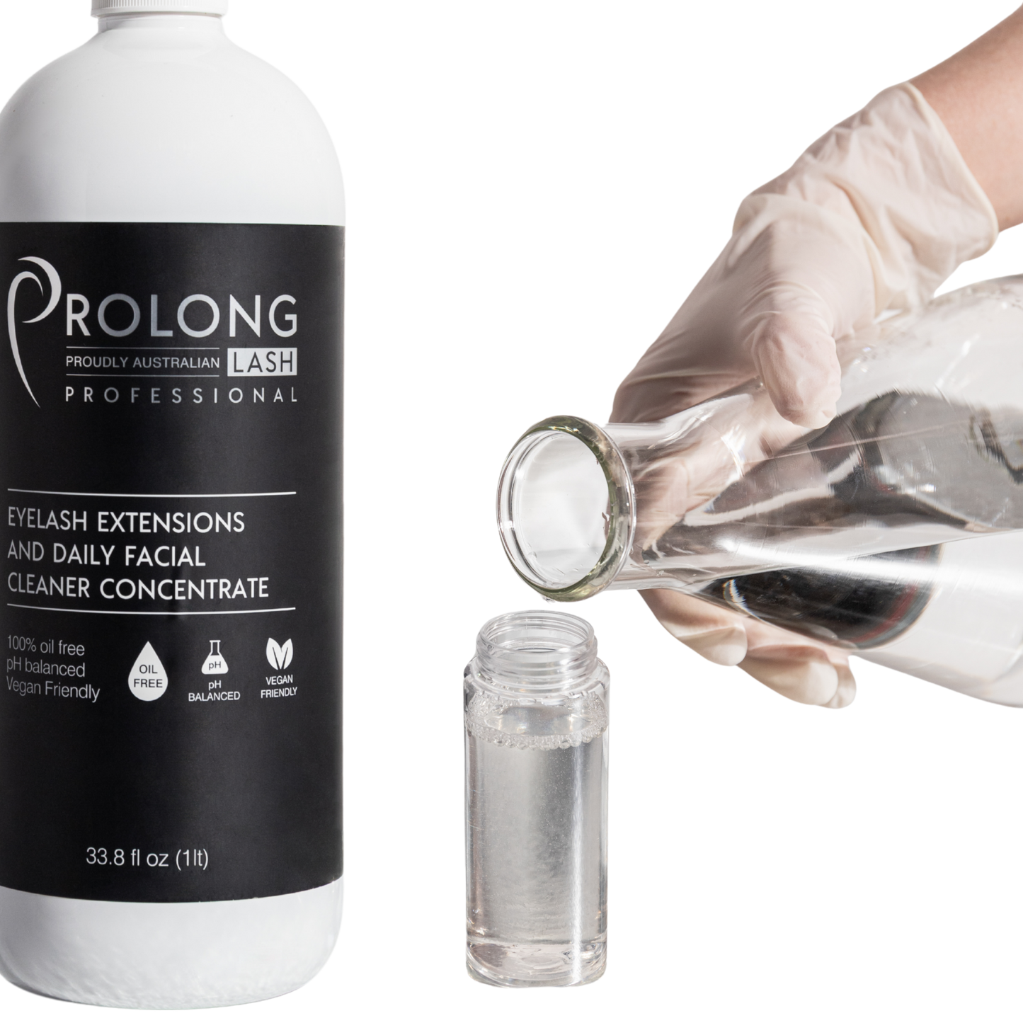 Eyelash Extension Cleanser Concentrate Professional 33.8 fl oz/1 Lt