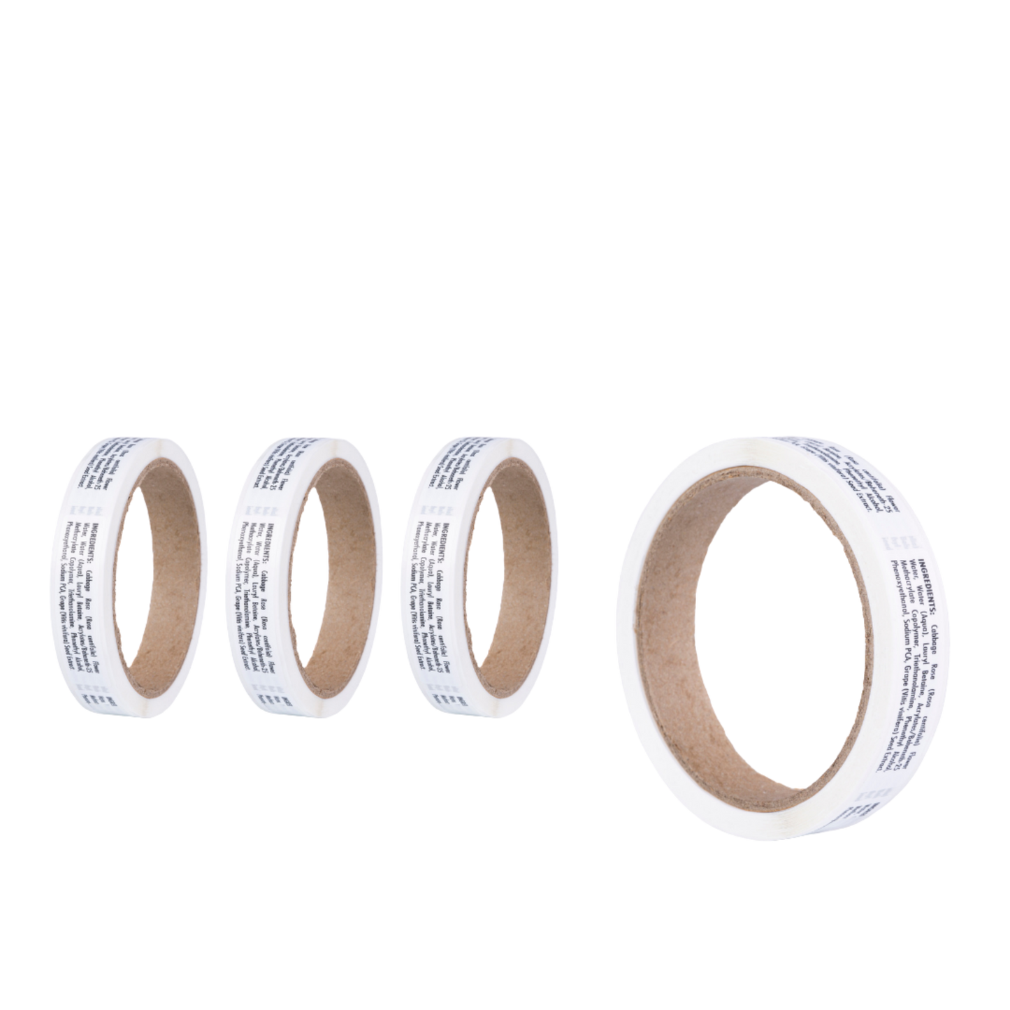 Eyelash extension cleanser ingredient labels