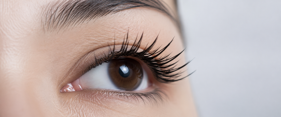 anime lash extensions close up