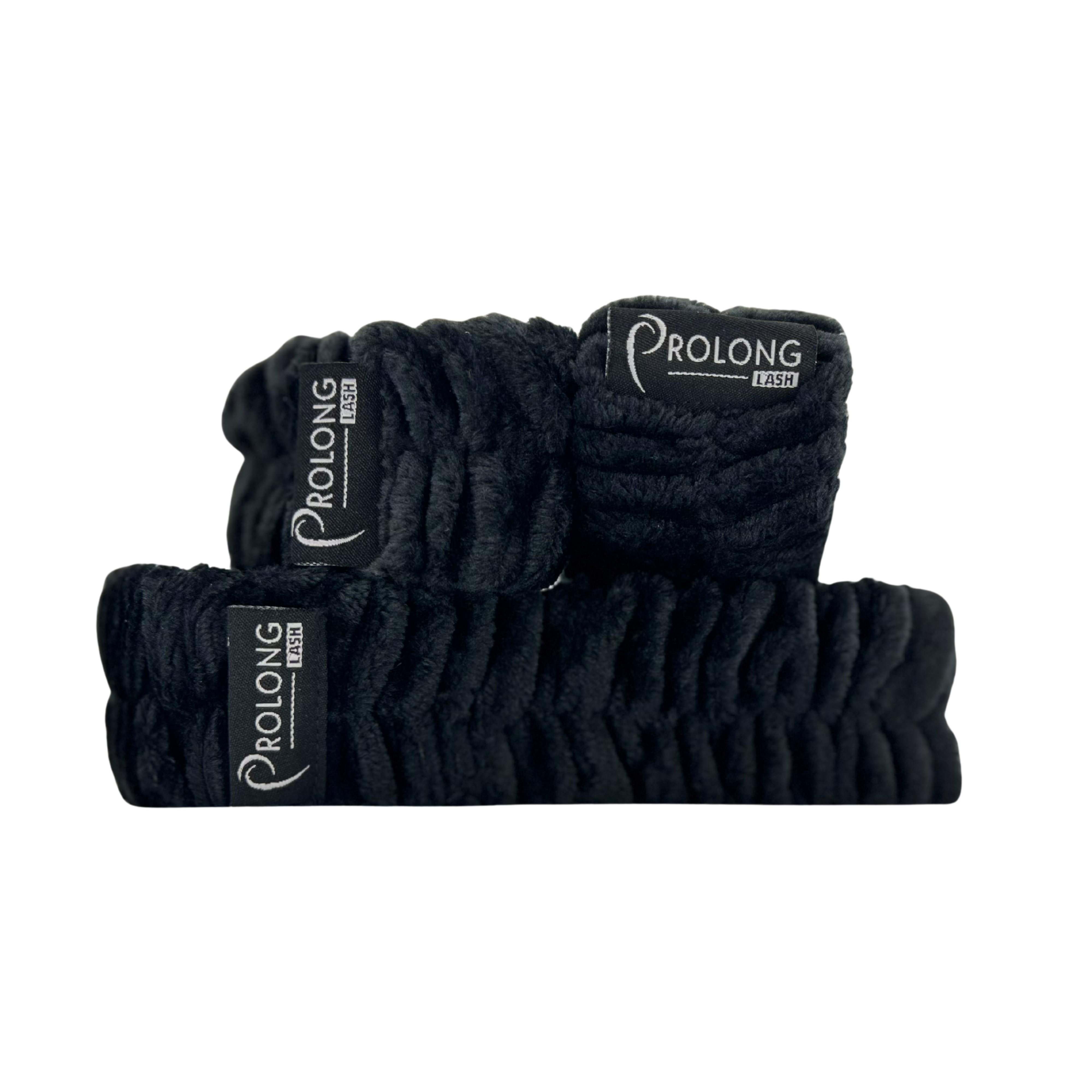 Lash Cleansing Headband and Wrist Towel Band Set