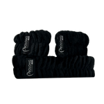 Lash Cleansing Headband and Wrist Towel Band Set