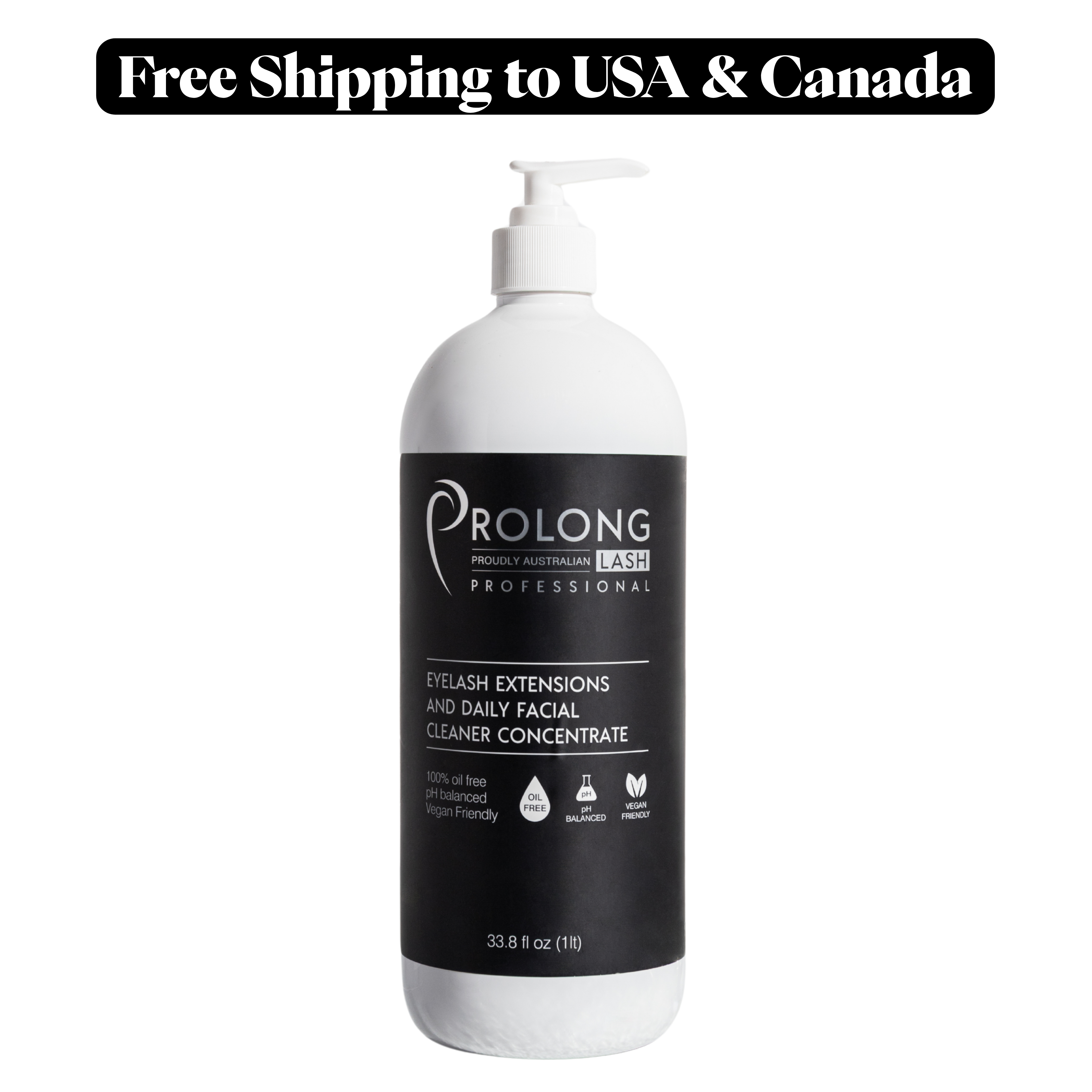 Eyelash Extension Cleanser Concentrate Professional 33.8 fl oz/1 Lt