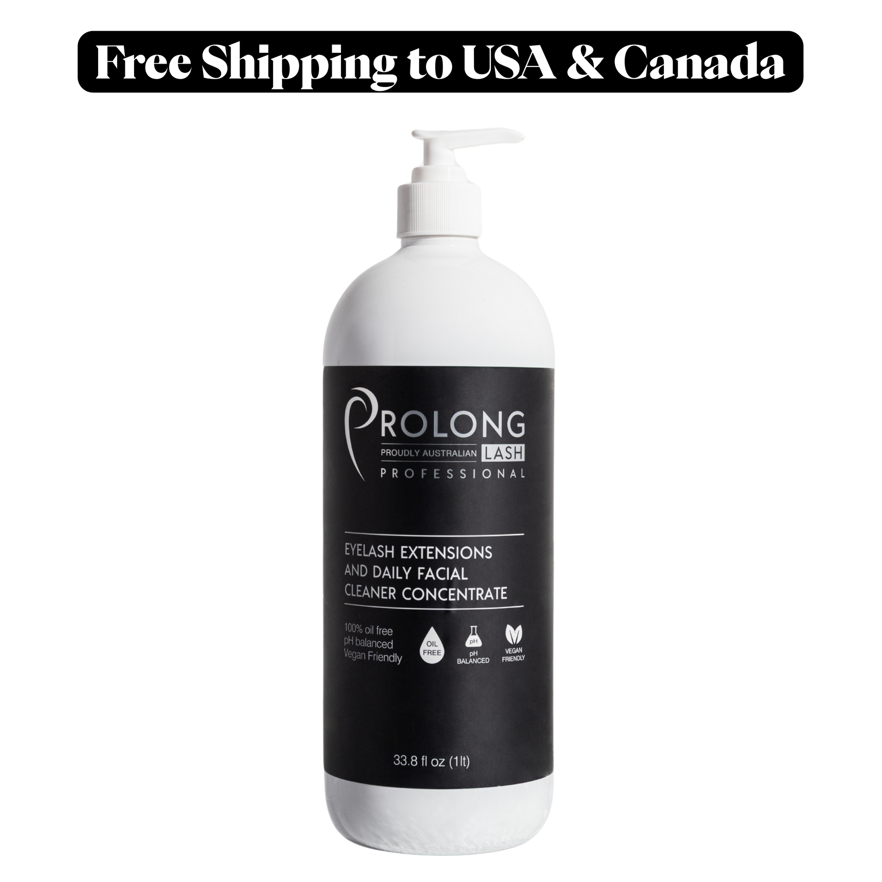 Eyelash Extension Cleanser Concentrate Professional 33.8 fl oz/1 Lt